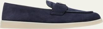 Prada Saint Tropez Suede Loafers