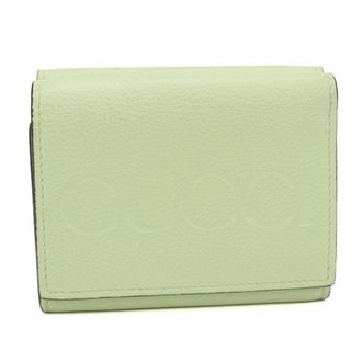 Gucci Green Leather Wallet (Bi-Fold) (Pre-Owned)