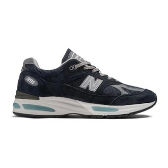 New Balance Sneakers, male, Blue, Size: 8 1/2 US 991v2 Running Shoes