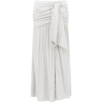 Vix Zoe Cover-Up Maxi Skirt in Off White at Nordstrom, Size Small