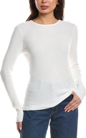 Fort&eacute; Cashmere Thermal Crewneck Cashmere-Blend Sweater