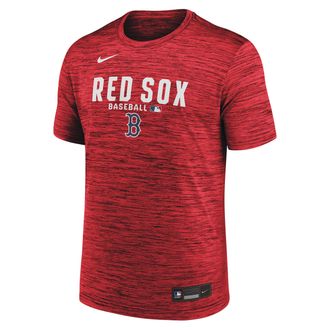 Nike Boston Red Sox Authentic Collection Nike Mens Dri-FIT MLB T-Shirt in Red | 02ER62QBQ-RMG