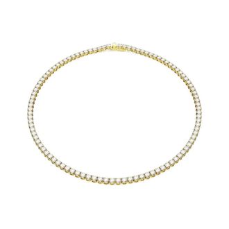 Swarovski Matrix Tennis Ketting - Dames - Kettingen - Geel - ONE Size - Accessoires