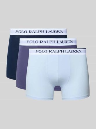 Ralph Lauren Trunks mit elastischem Logo-Bund im 3er-Pack in Violett, Größe XXL