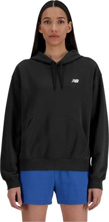New Balance Sport Essentials Long Sleeve Oversized Hoodie in Black Women