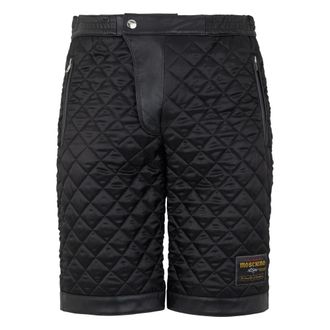 Moschino Quilted Short Trousers - male - Moschino - Casual Shorts - Black - 3XL - Shorts