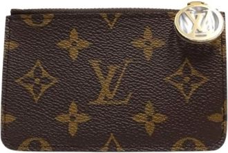 Louis Vuitton Pre-owned Vintage Monogram Coin Purse - Dames - Vintage Accessoires - Bruin - ONE Size - Vintage