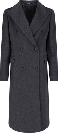 Tagliatore Grey Jole Virgin Wool Coat
