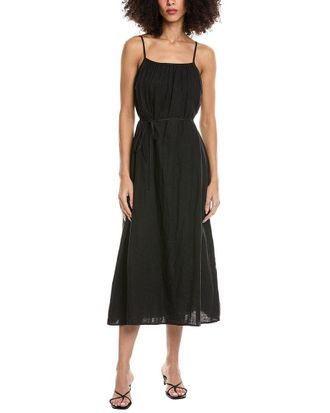 Bella Dahl Shirred Cami Linen Maxi Dress