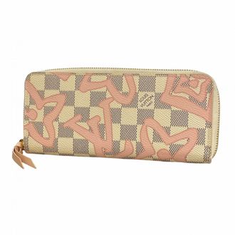 Louis Vuitton Pink White Long Wallet (Bi-Fold) (Pre-Owned)