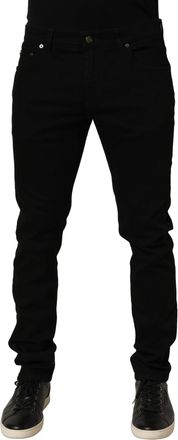 Dolce & Gabbana Cotton Stretch Skinny Jeans - Black