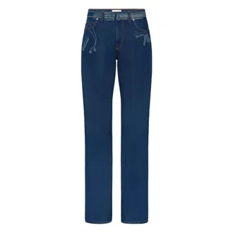 Jean Paul Gaultier Dames, Jeans, Blauw, Maat: W27