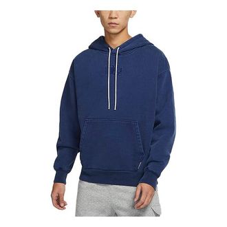 Nike Mens Nike NAI-KE Cha Nai-Ke Cha Series Logo Embroidered Loose Fleece Lined Space Blue DQ9311-492