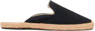 Soludos The Dali Mule Canvas Colors Espadrille in Noche Black at Nordstrom, Size 10
