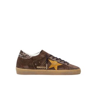 Golden Goose Sneakers, female, Brown, Size: 6 US Super Star Suede