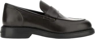 Hogan H704 Loafers - Heren - Loafers - Bruin - 42 EU - Leer - Schoenen