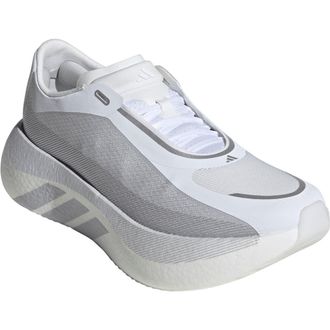 adidas Hyperboost Edge Running Shoe in White/Solid Grey/Silver at Nordstrom, Size 12.5