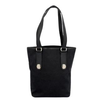 Gucci Pre-owned Tote Bags, female, Black, Size: ONE SIZE Pre-owned Vintage Handbag