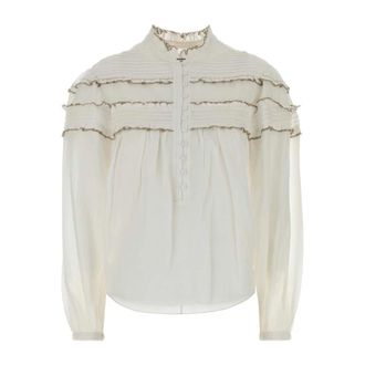 Isabel Marant Doane Blouse - female - Marant &eacute;toile - Blouses - White - M - Blouses & Shirts