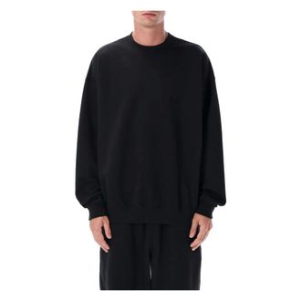 Yohji Yamamoto Sweatshirts, male, Black, XL, Mens Clothing Knitwear Black Aw25