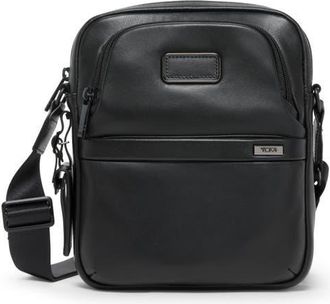 Tumi Alpha Medium Crossbody Bag in Black Leather at Nordstrom
