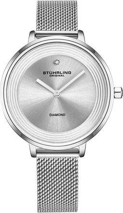 Stührling Symphony Quartz Silver Dial Ladies Watch M16765