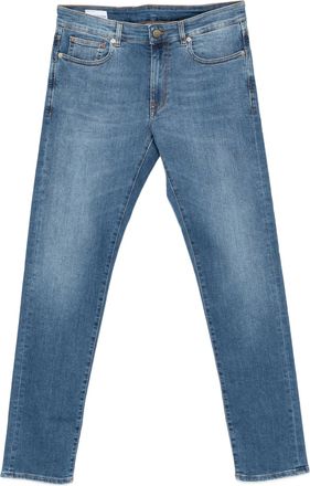 Incotex Medium Blue Classic Straight-Leg Jeans