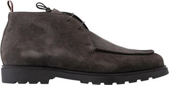 Rolando Sturlini Bruin Leren Rubber Samenstelling Schoenen - Heren - Veterlaarzen - Bruin - 42 EU - Leer - Schoenen