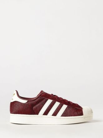 adidas Superstar II Trainers in Leather with Pony Hair Details