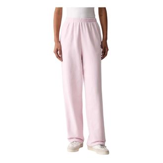 American Vintage Track Pants met elastische taille - Dames - Broeken - Roze - Maat: XS Katoen