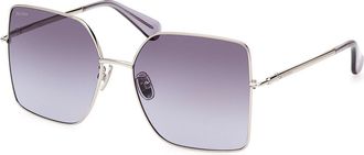 Max Mara MM0062-H DESIGN6 16W Womens Sunglasses Silver Size 59