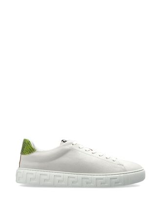 Versace Low-Top Sneakers With Silk And Nylon Upper