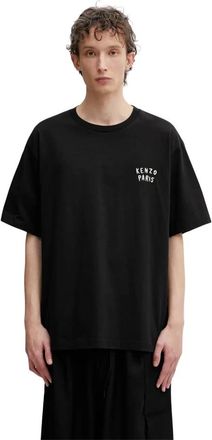 Kenzo Boke Heart Oversize T-Shirt - Heren - T-shirts - Zwart - S - Katoen - Tops