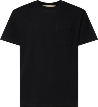 Valentino Garavani T-shirt met ronde hals - Heren - T-shirts - Zwart - L - Tops