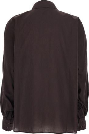 SoSUE Womens Shirt Antonia Brown Blouses