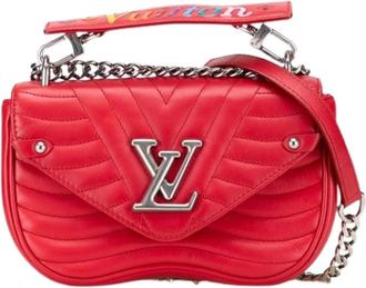 Louis Vuitton Pre-owned New Wave Chain - Dames - Vintage Schoudertas - Rood - ONE Size - Leer - Vintage