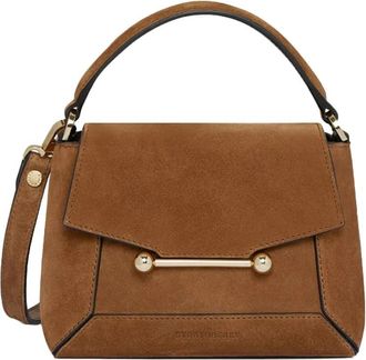 Strathberry Mosaic Nano - Dames - Handtassen - Bruin - ONE Size - Leer - Tassen