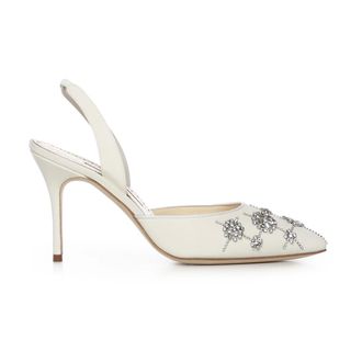 Manolo Blahnik Pumps, female, Beige, Size: 8 US Ralyne 90 Pump