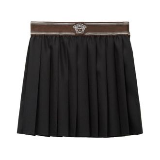 Versace Dames, Rokken, Zwart, Maat: M Wol