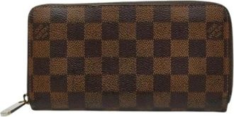 Louis Vuitton Pre-owned Long wallet (bi-fold) - Dames - Vintage Accessoires - Bruin - ONE Size - Vintage