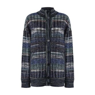 Missoni Multicolor Knit Zip Cardigan - Dames - Truien - Veelkleurig - Maat: S