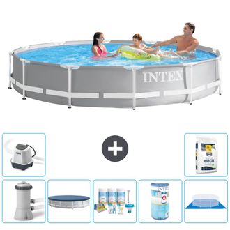 Intex Piscina Prism Frame Redonda - 366x76 Cm - 8-piezas S32096