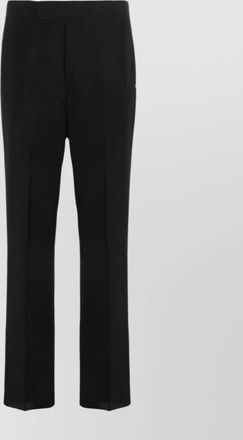 SAPIO straight leg woven trousers with belt loops