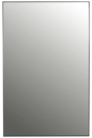 Xora Wandspiegel, Schwarz, Metall, Glas, rechteckig, 214x137x3.5 cm, senkrecht und waagrecht montierbar, Ganzk&ouml;rperspiegel, Garderobe, Garderobenspiegel