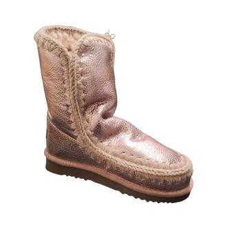 Mou Schoenen, Dames, Bruin, 37 EU, Stijlvolle Eskimo-laarzen voor winterseizoen