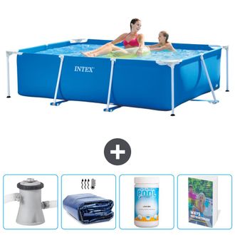 Intex Piscina Con Estructura Rectangular - 220x150x60 Cm - 7-piezas Scb116