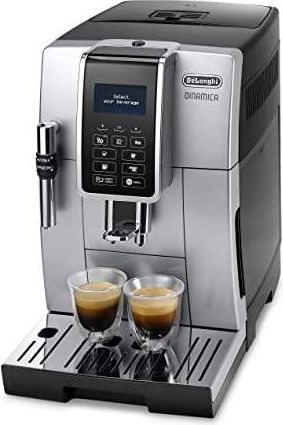 DeLonghi Ecam 350.35.sb M&aacute;quina De Caf&eacute; Autom&aacute;tica Con Molinillo Dinamica Pantalla 4 Recetas - Plata