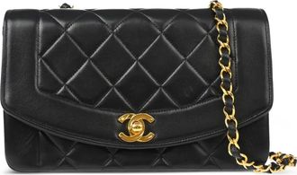 Chanel Borsa a spalla Diana piccola 1997 - Nero