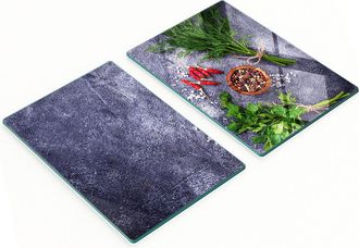 OEM Taglieri Decorativi In Vetro Temperato Per Erbe Aromatiche E Spezie, 2x40x52 Cm