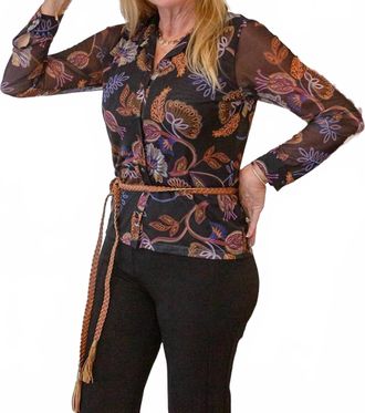 Johnny Was Womens Devin Button Down Shirt In Ginnie